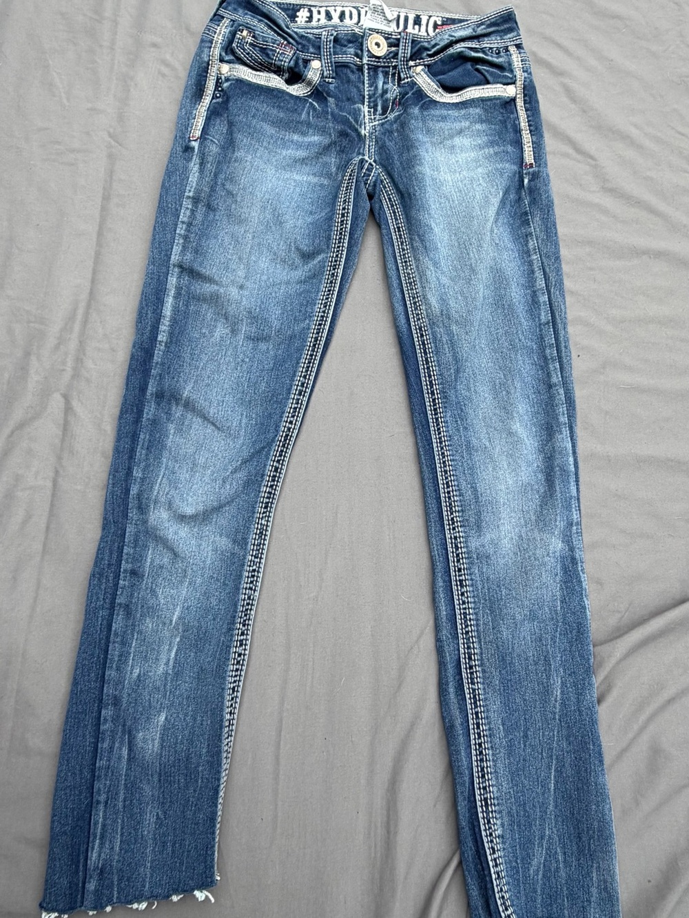 Hydraulic Women's Faded Blue Skinny Jeans